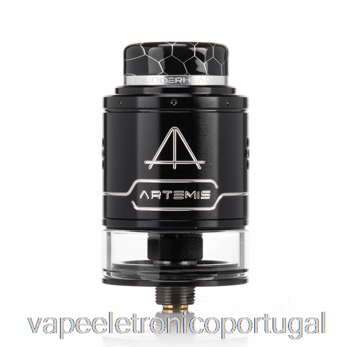 Vape Eletrônico Thunderhead Criações Artemis V1.5 24mm Bf Rdta Prata Preto